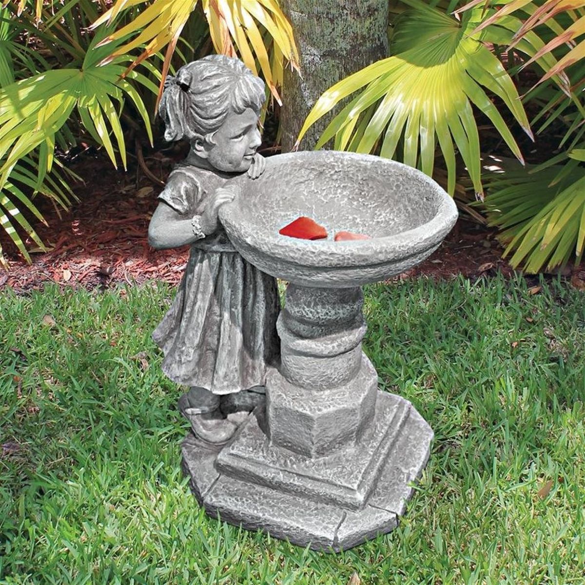 Georgina's Garden Gaze Birdbath Statue