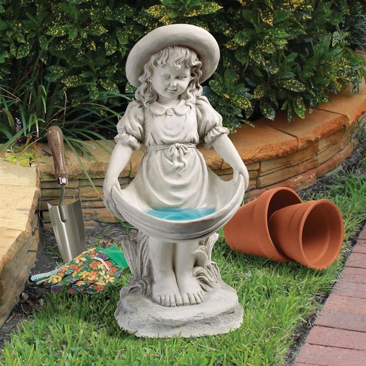 Sophie Sundress Garden Statue