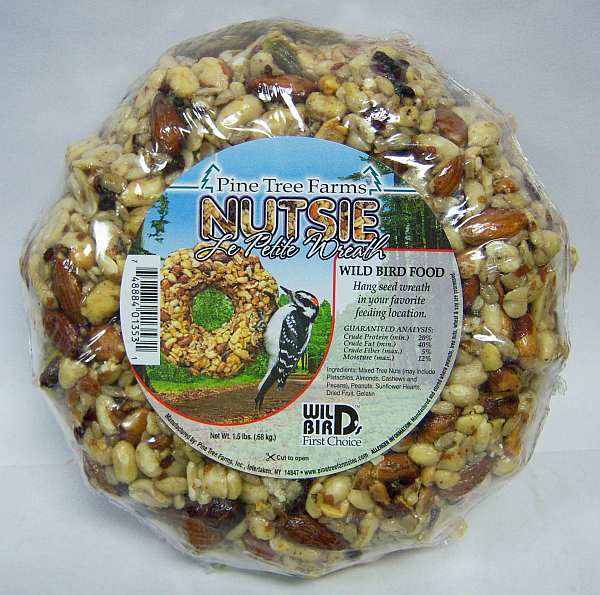 Le Petit Nutsie Bird Seed Wreath Set of 2