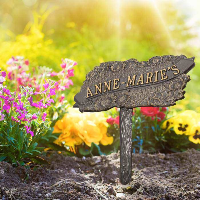 Personalized Garden Plaque TLC