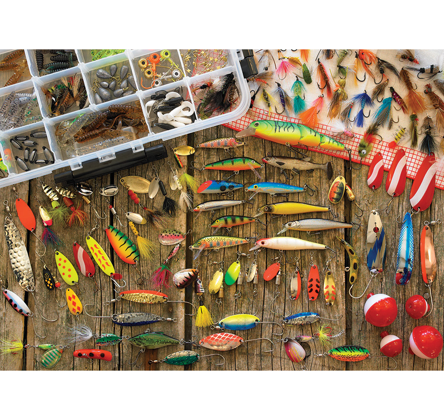 Fishing Lures 1000 Piece Jigsaw Puzzle
