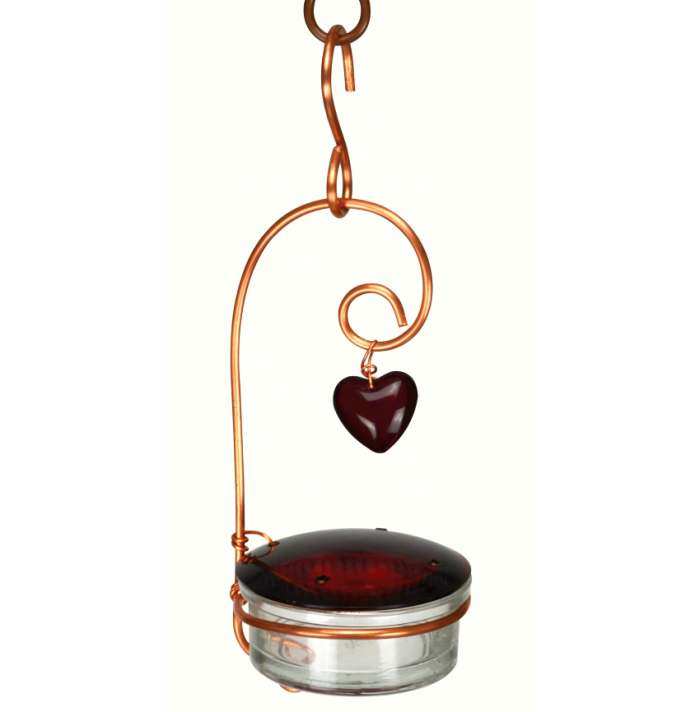 Holland Hill Tweet Heart Hummingbird Feeder Handcrafted Solid