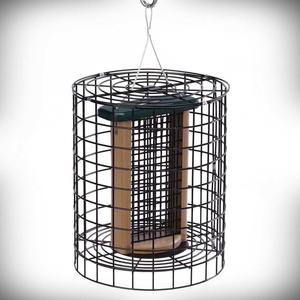 Second Nature Double Suet Cake Feeder with Cage