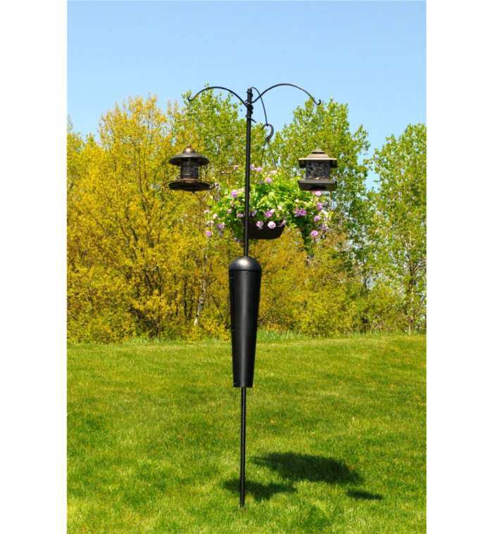 Old Faithful Squirrel Stopper Birdfeeder Pole And Hooks Bird