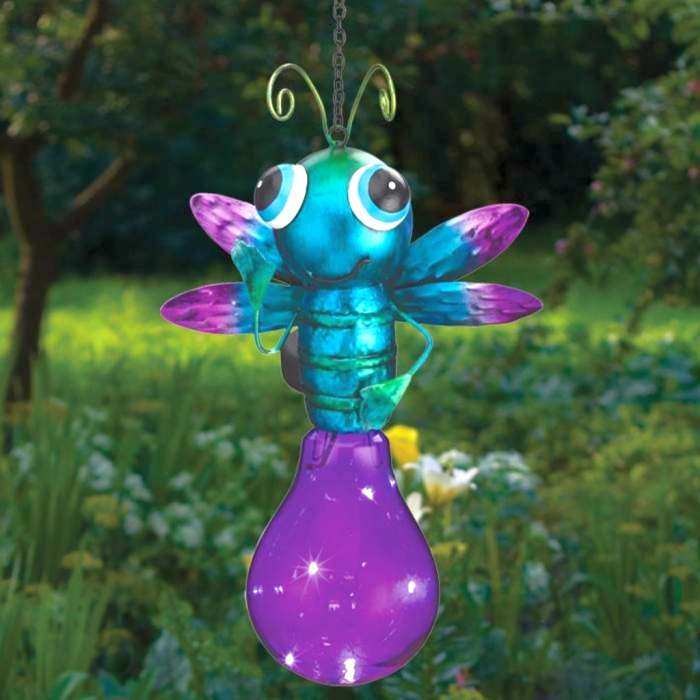 Solar Firefly Lantern Purple