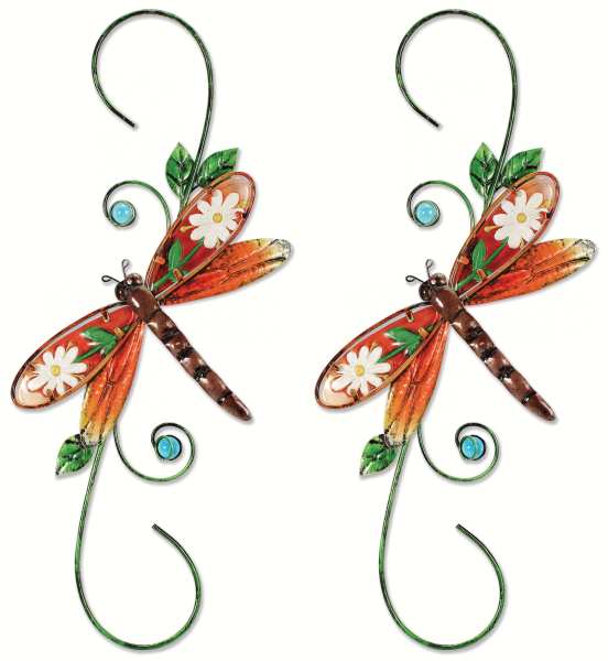 Dragonfly Garden Hook Set of 2