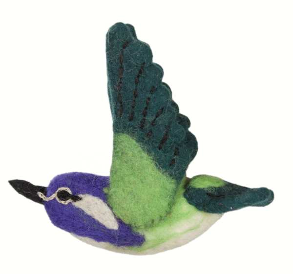 Wild Woolies Ornament Costa's Hummingbird