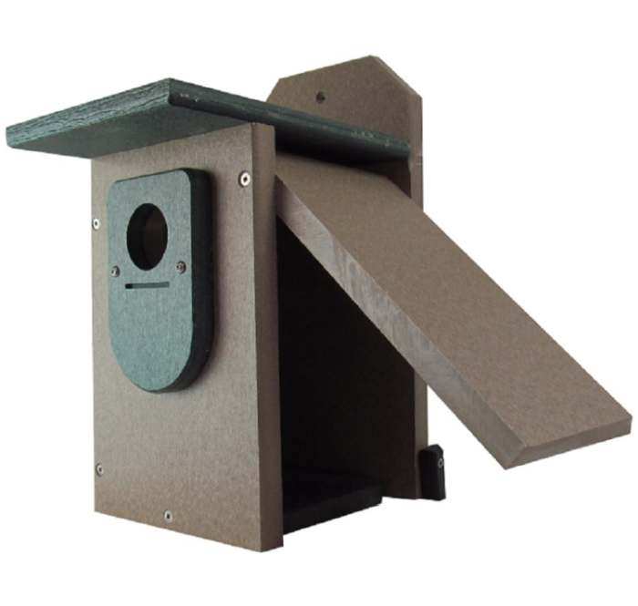 Select Recycled Poly Bluebird House Taupe/Green
