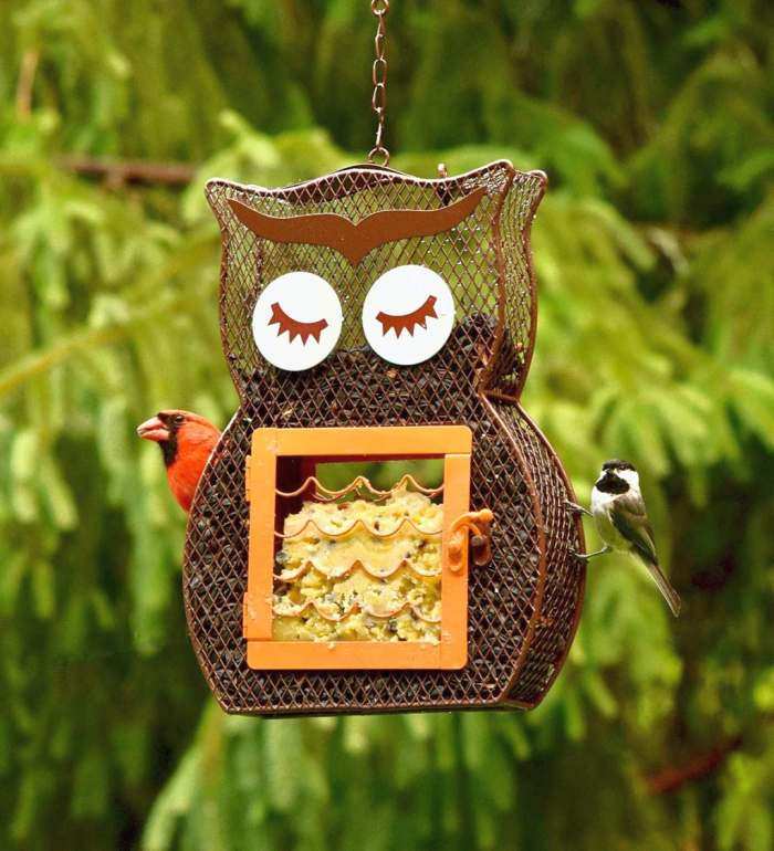 Suet-n-Seed Owl Dual Feeder