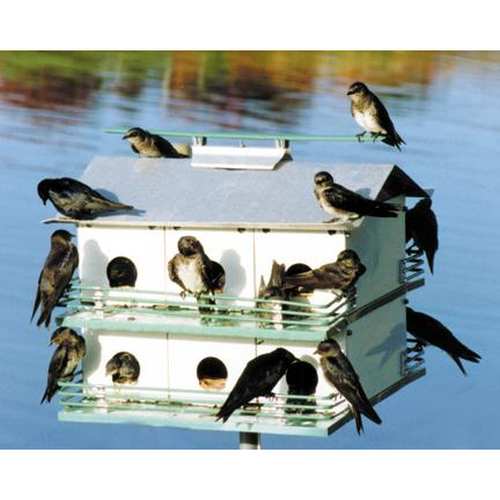 Nature House Purple Martin 12-Room with 14' Pole