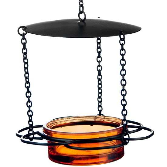 Hanging Floral Mealworm & Jelly Feeder 21