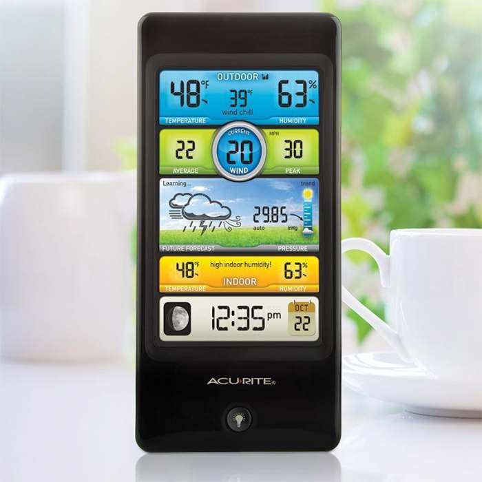 Pro Color Digital Weather Station with Wind Speed