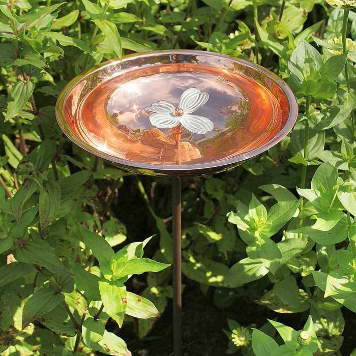 Achla Copper Dogwood Birdbath Bowl