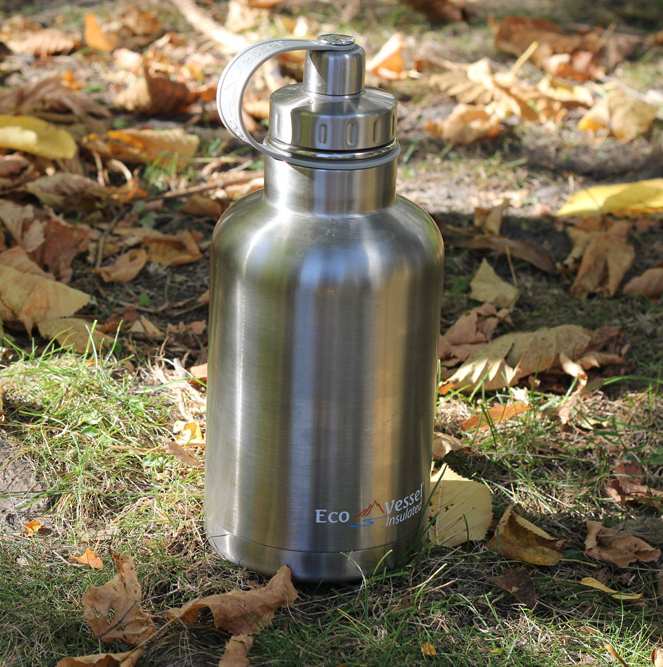 BOSS Triple Insulated Growler 64 oz. Silver