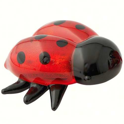 Milano Art Glass Animal Ladybug
