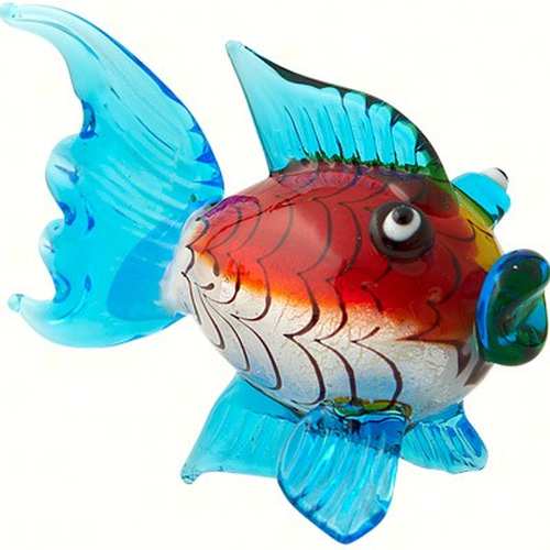 Milano Art Glass Animal Blowfish