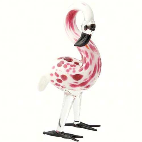 Milano Art Glass Animal Flamingo