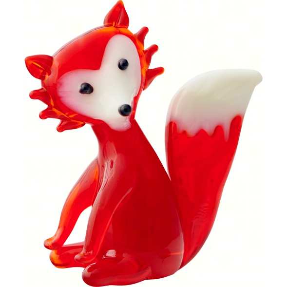 Milano Art Glass Animal Red Fox