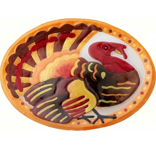 Turkey Oval Platter 14