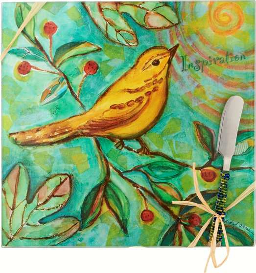 Cheese Board Set Bird Inspiration Square 9