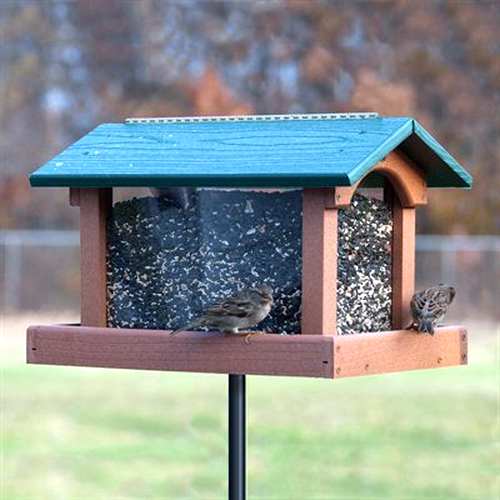 Going Green Recycled Plastic Premier Feeder w/Pole
