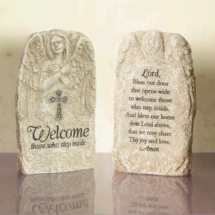 Prayer Stone Welcome Angel