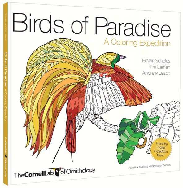 Birds of Paradise Coloring Book