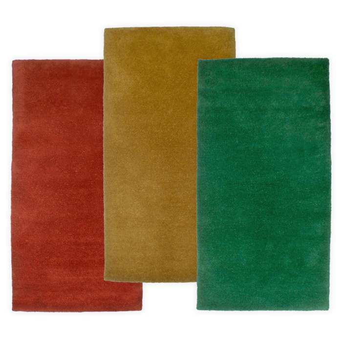 Achla Solid Color Rectangular Hearth Rugs
