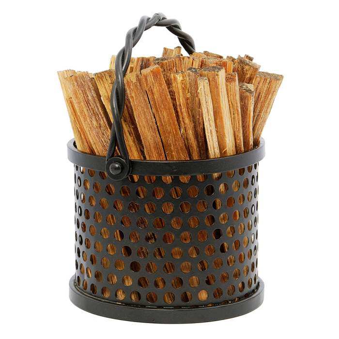 Achla Twisted Rope Fatwood Caddy