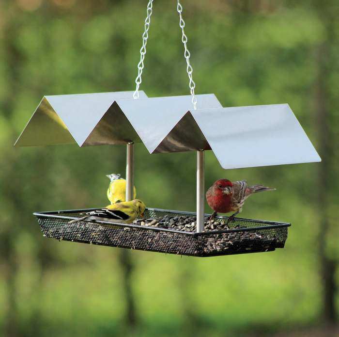 Chapelwood Metallic Wave Platform Feeder Quality Mesh Feeders For