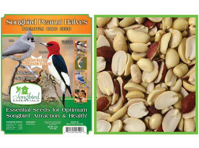 Songbird Premium Peanut Halves 5#