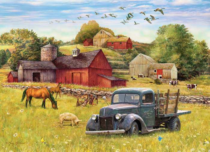 Summer Afternoon at the Farm 1000 Piece Puzzle