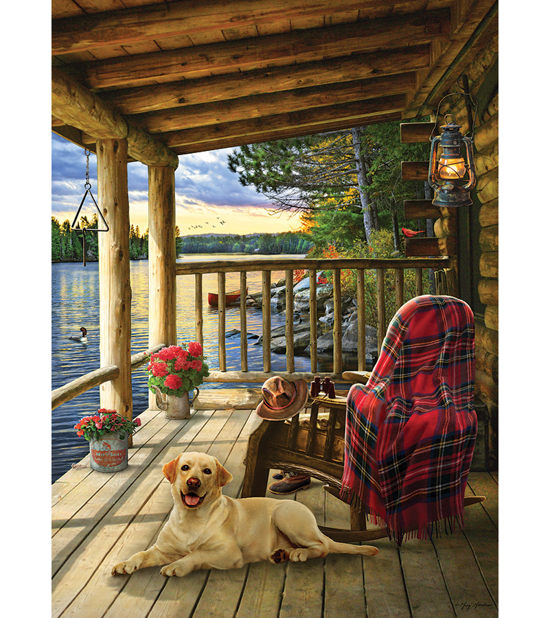 Cabin Porch 1000 Piece Jigsaw Puzzle