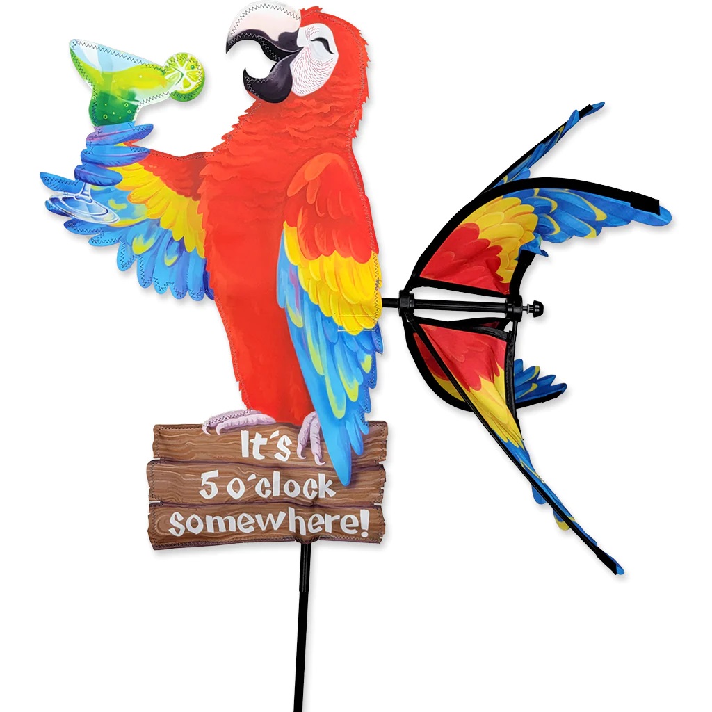 Island Parrot Wind Spinner 20