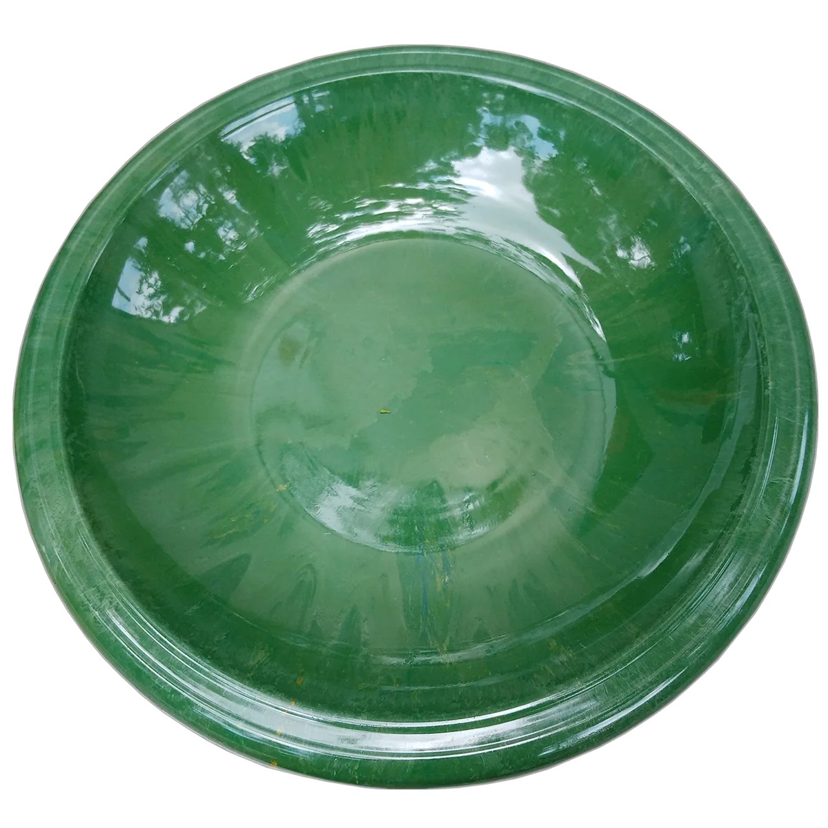 Tierra Kale Green Gloss Bird Bowl w/Gloss Rim