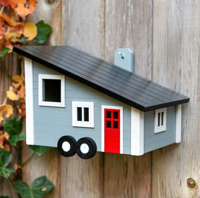 Tiny Collection Modern Mini House Birdhouse