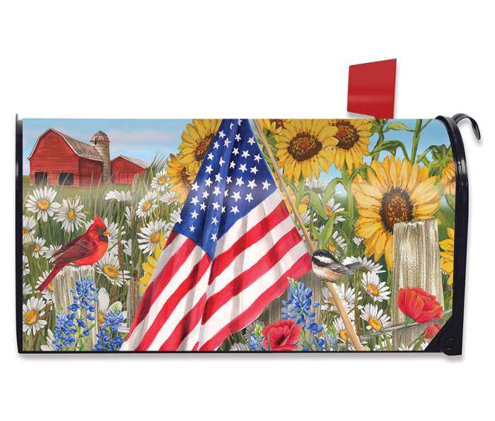 Briarwood America the Beautiful Mailbox Cover