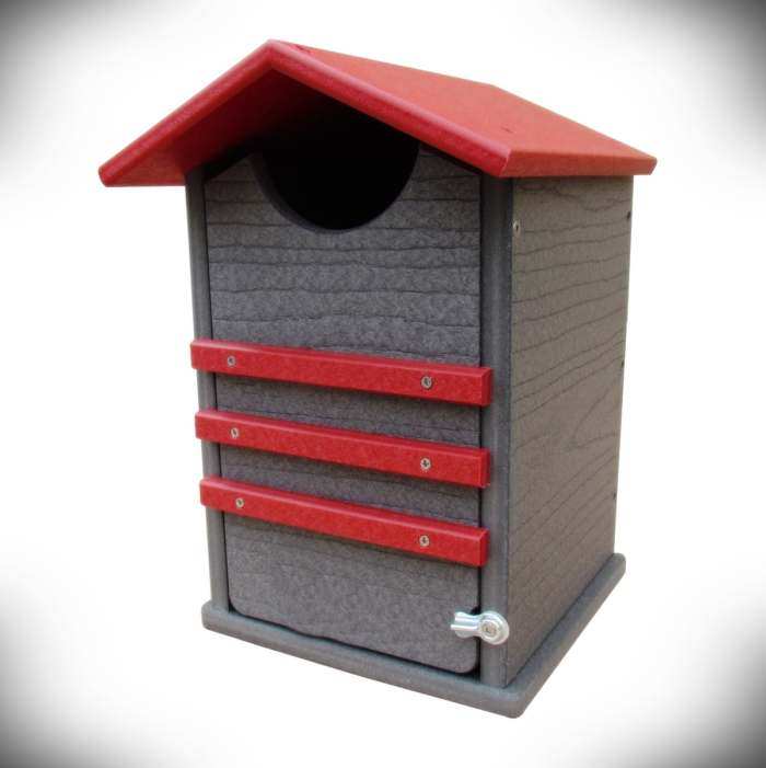 Ultimate Recycled Poly Screech Owl House Gray/Red