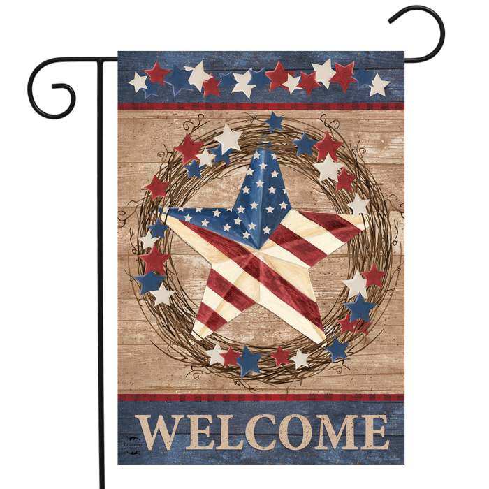 Briarwood Americana Barnstar Garden Flag