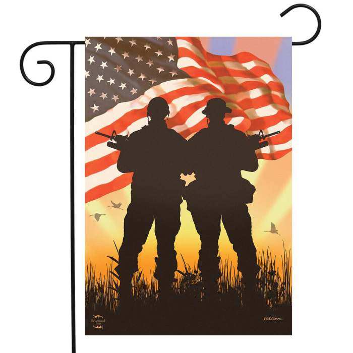 Briarwood American Heroes Garden Flag