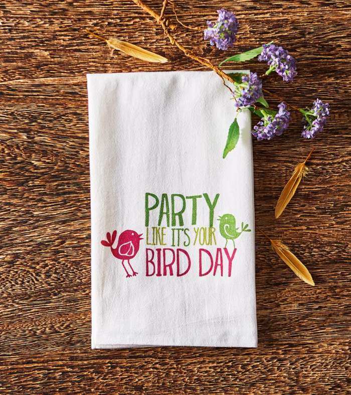 Flour Sack Towel Bird Day 2/Pack