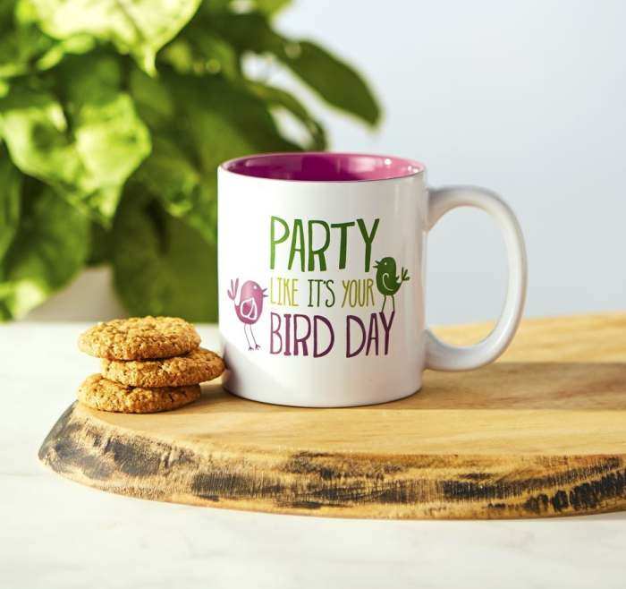 Bird Nerd Ceramic Coffee Mug Bird Day 2/Pack