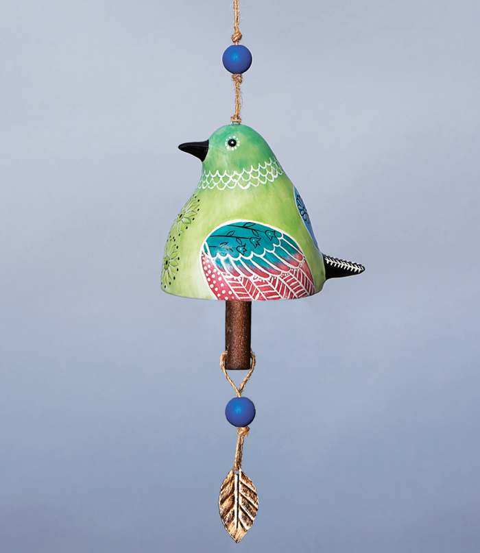 Bird Song Ceramic Bell Hummingbird
