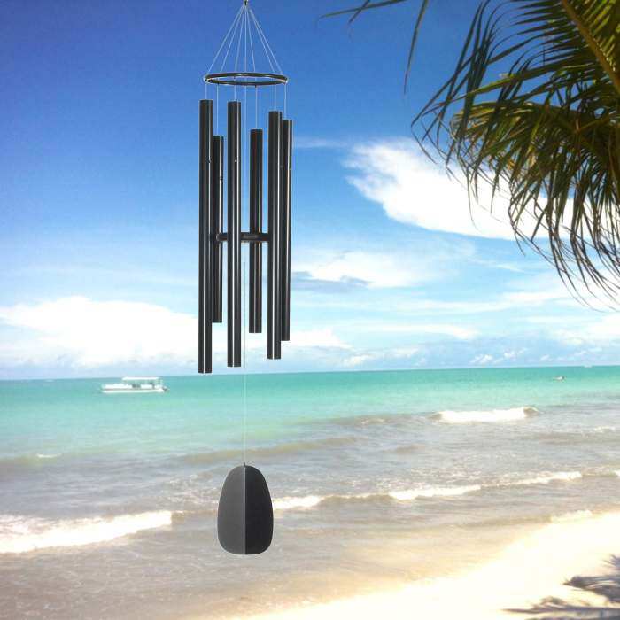 Woodstock Bells of Paradise Windchime Black