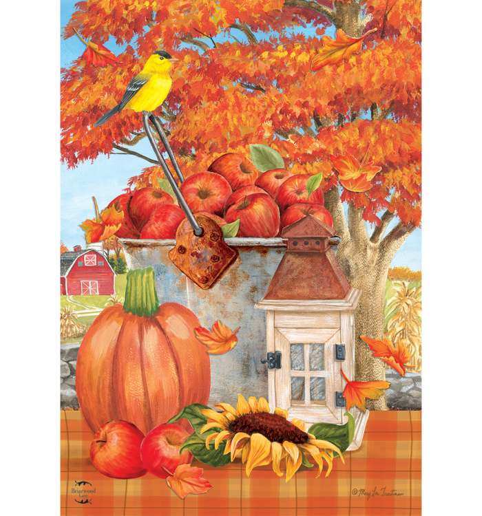 Briarwood Apple Picking House Flag