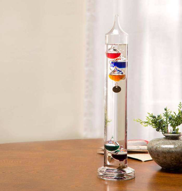Classic Galileo Glass Indoor Thermometer 13