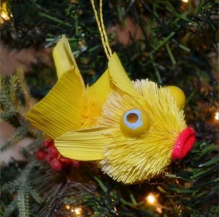 Brushart Bristle Brush Ornament Tropical Fish