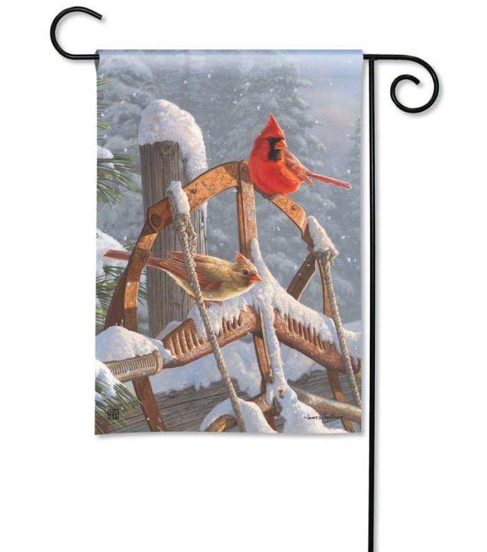 Breeze Art Fresh Snow Garden Flag