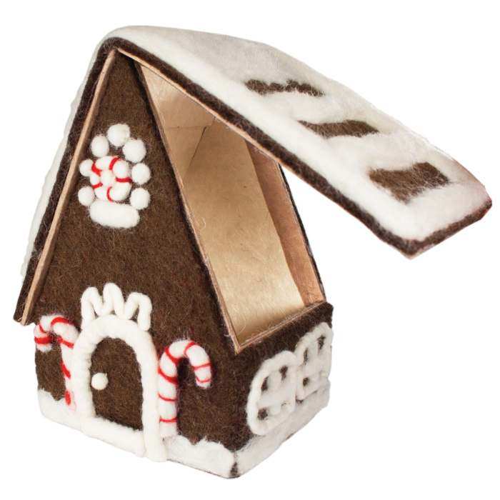 Classic Hand-Felted Gingerbread Playhouse