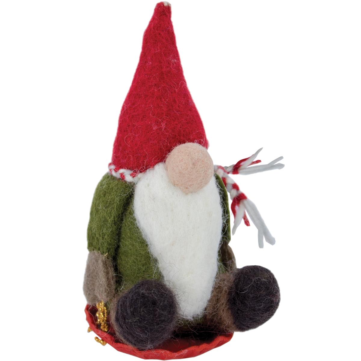 Wild Woolies Ornament Sledding Gnome